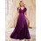 Elegant Purple Sequin Lace-Trimmed V-Neck Gown with Ruffle Sleeves and Flowing Skirt - Perfect for Formal Events, Formal Event Attire|Sequin Embellished Dress|Lace Trim Detail, Elegant Party Dress For Women, Elegant Dress For Women, Elegant Woman'S Dress