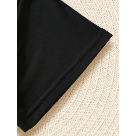 Halloween Women'S Plus Size T-Shirt - Spooky Pumpkin & Cat Graphic, Short Sleeve, Round Neck, Stretchy Polyester Blend, Casual & Elegant Style for Spring/Summer/Fall, Fall Fashion Top | Halloween Apparel | Stretchy Fabric