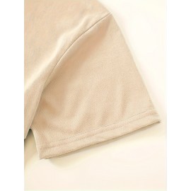 Halloween Women'S Plus Size T-Shirt - Spooky Pumpkin & Cat Graphic, Short Sleeve, Round Neck, Stretchy Polyester Blend, Casual & Elegant Style for Spring/Summer/Fall, Fall Fashion Top | Halloween Apparel | Stretchy Fabric