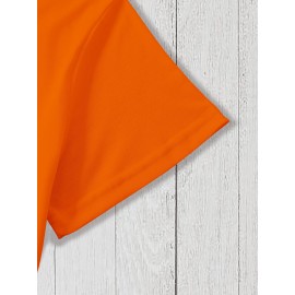 Halloween Women'S Plus Size T-Shirt - Spooky Pumpkin & Cat Graphic, Short Sleeve, Round Neck, Stretchy Polyester Blend, Casual & Elegant Style for Spring/Summer/Fall, Fall Fashion Top | Halloween Apparel | Stretchy Fabric