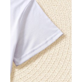 Halloween Women'S Plus Size T-Shirt - Spooky Pumpkin & Cat Graphic, Short Sleeve, Round Neck, Stretchy Polyester Blend, Casual & Elegant Style for Spring/Summer/Fall, Fall Fashion Top | Halloween Apparel | Stretchy Fabric