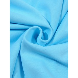 Plus Size Women's Loose Fit Long Sleeve Sweatshirt - Geometric Pattern Round Neck Casual Pullover, All-Season Soft Breathable Fabric, Machine Washable for Everyday Comfort, Comfortable Clothing, Playful Design, Easy Care Material