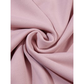 Plus Size Women's Loose Fit Long Sleeve Sweatshirt - Geometric Pattern Round Neck Casual Pullover, All-Season Soft Breathable Fabric, Machine Washable for Everyday Comfort, Comfortable Clothing, Playful Design, Easy Care Material