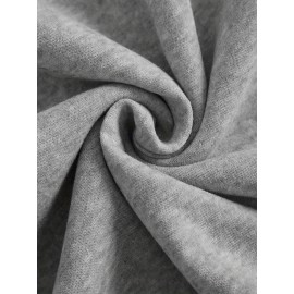 [Mom & Grandma Sweatshirt] 100% Polyester Blessed to be Called Mom & Grandma Women's Plus Size Casual Sweatshirt - Vibrant Green Geometric Print, Machine Washable, Autumn Winter Warmth, Family Gift Idea, Graphic Crewneck Top